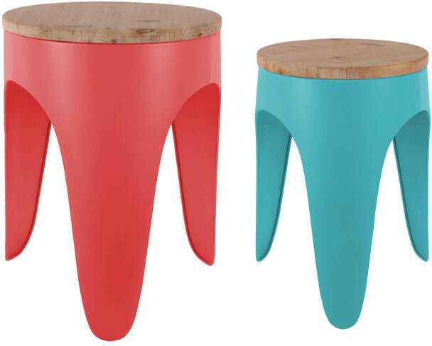 Leitmotiv Stool Set Double Funky