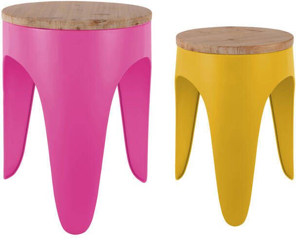 Leitmotiv Stool Set Double Funky