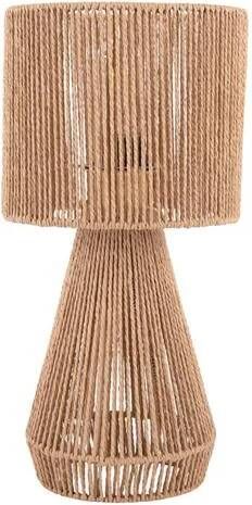 Leitmotiv Tafellamp Forma Cone Jute 40cm hoog