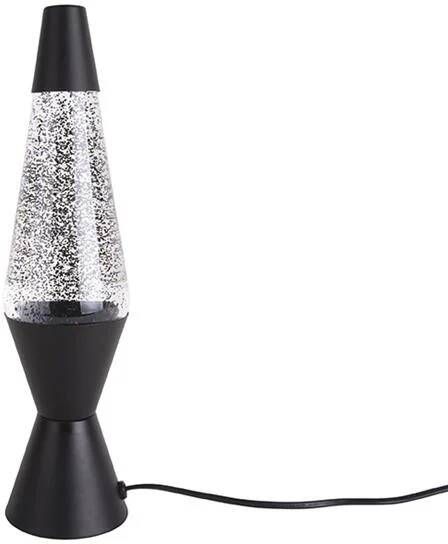 Leitmotiv Table lamp Glitter black