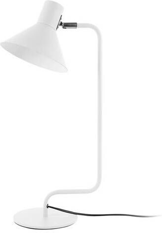 Leitmotiv Table lamp Office Curved metal white