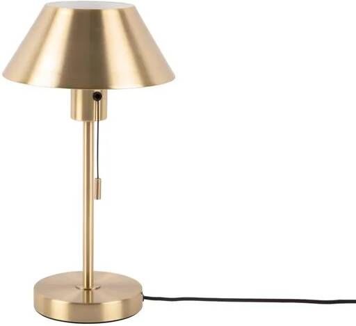 Leitmotiv Table lamp Office Retro metal antique gold plated