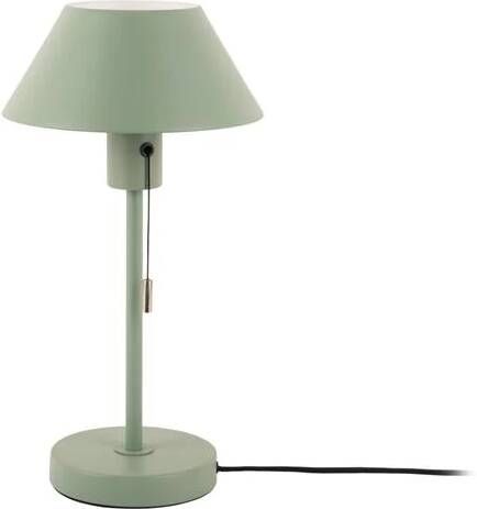 Leitmotiv Table lamp Office Retro metal grayed jade