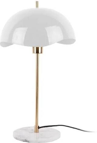 Leitmotiv Tafellamp Waved Dome Wit