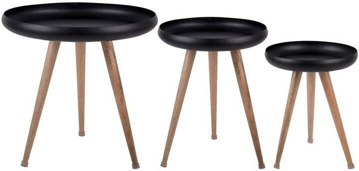 Leitmotiv Table Set Tripod w. Mango Wood Legs