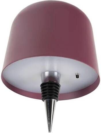 Leitmotiv Tafellamp Cone Hat Led Donkerpaars Ø10cm