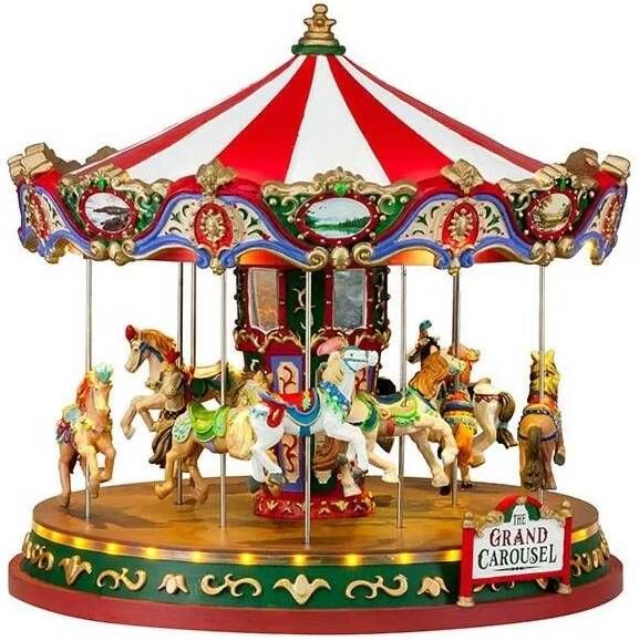 LEMAX 'The Grand Carousel' Verlichte attractie met animatie &