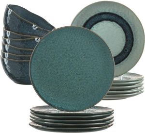 Leonardo Matera Serviesset 18-delig Blauw