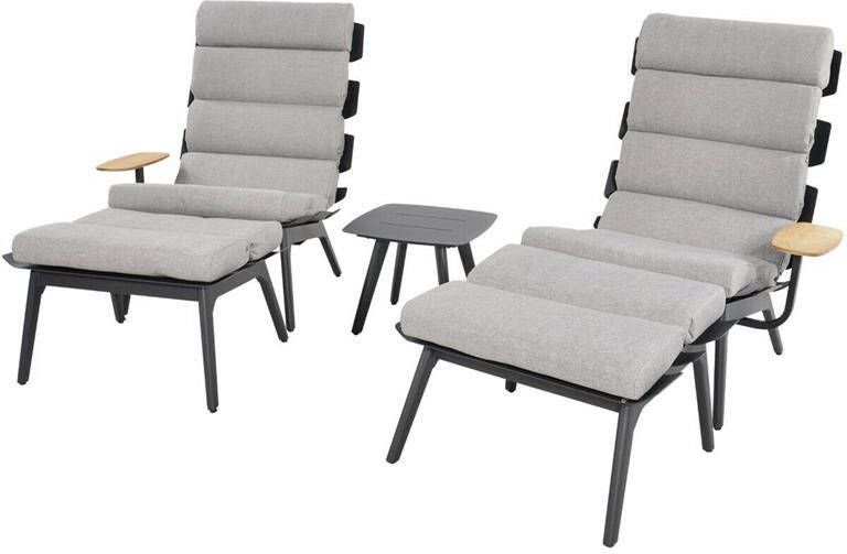 Lesli Living Duoset Ventus Donkergrijs