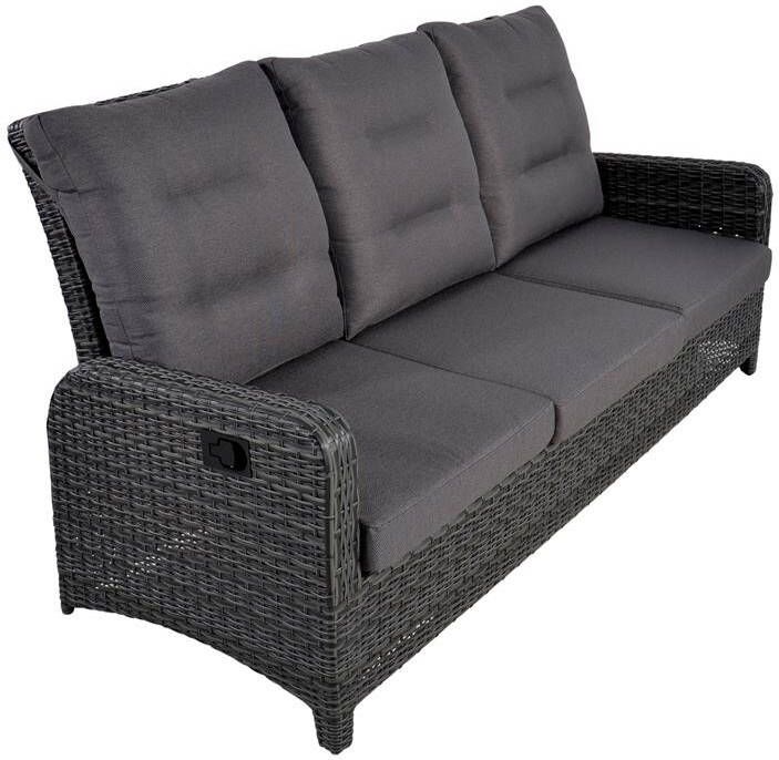 Lesli Living Loungebank Soho Forte antraciet
