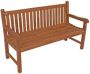 EezyLife Teak houten tuinbank tuinmeubel bank zitbank 130cm - Thumbnail 2