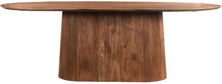Sohome Ovale Eettafel Olav Mangohout 200 x 110cm Bruin Ovaal