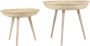 Light & Living Bijzettafel Colon Rotan Set van 2 stuks Naturel Rond - Thumbnail 1