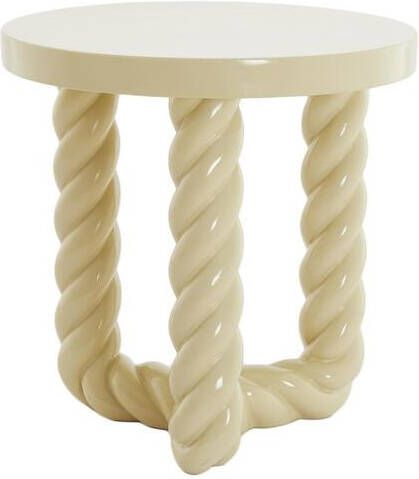 Light & Living Bijzettafel Vallejo Zand Ø46cm