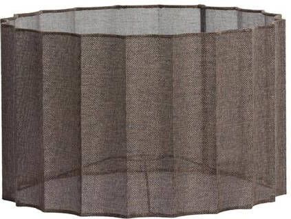 Light & Living Cilinder lampenkap Disli Donkerbruin Ø40cm