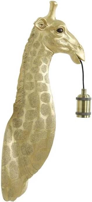 Light & Living Giraffe 20 5x19x61 cm wandlamp (Kleur: goud)
