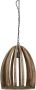 Light & Living Hanglamp Haranka 38cm Mangohout Chocoladebruin - Thumbnail 1