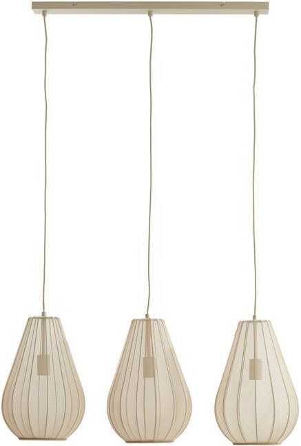 Light & Living Hanglamp Itela 80x8x40cm Bruin