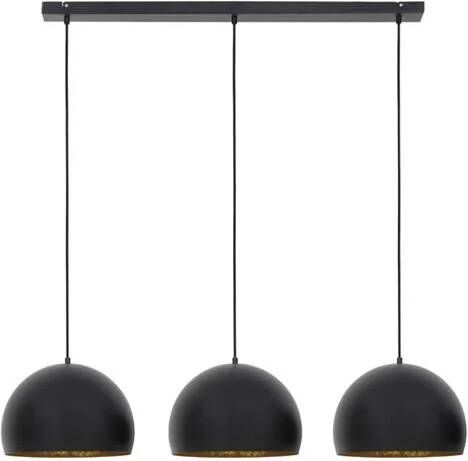 Light & Living Jaicey Hanglamp 3 lichts Zwart Goud