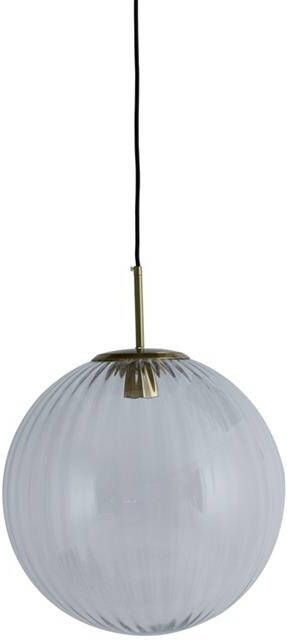 Light & Living Magdala lichtgrijs goud hanglamp (Hoogte: 40 cm)