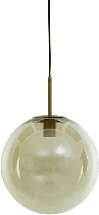 Light & Living Light and Living hanglamp brons glas 2958885