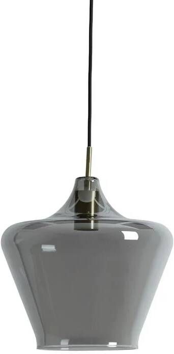 Light & Living Hanglamp Solly Ø30cm Antiek Brons Smoke