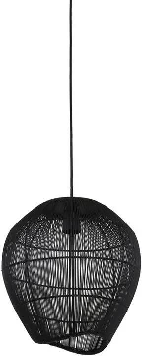 Light & Living Hanglamp 'Yumi' 28cm kleur Mat Zwart