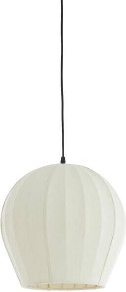 Light & Living Hanglamp Zagori Bouclé Ø35cm Crème Rond