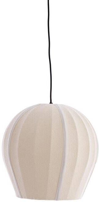 Light & Living Hanglamp Zagori Bouclé Ø35cm Zand Rond