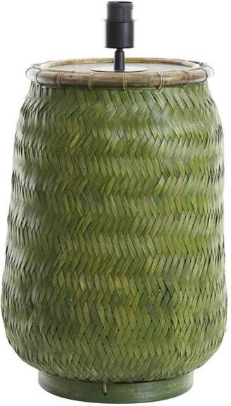 Light & Living Tafellamp Bindu Bamboe 45cm (excl. kap) Groen