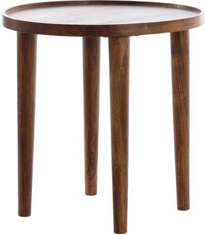 Light & Living Light&living Bijzettafel Ø45x45 cm QIANO acacia hout