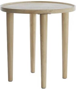 Light & Living Light&living Bijzettafel Ø49x49 cm QIANO mango hout naturel