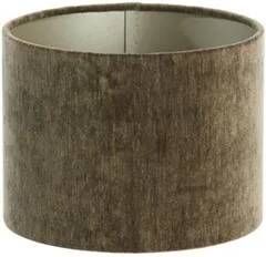 Light & Living Light&living Kap cilinder 20-20-15 cm BAYOU mos groen