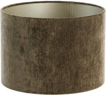 Light & Living Light&living Kap cilinder 30-30-21 cm BAYOU mos groen