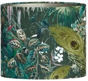 Light & Living Light&living Kap ovaal recht smal 30-15-25 cm XENIA FLORA groen