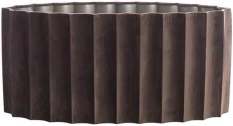 Light & Living Light&living Kap ovaal recht smal 58-24-27 cm DISLI velvet donker b...
