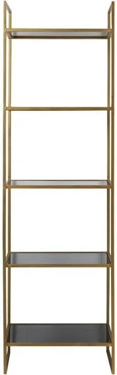 Light & Living Light&living Kast 5L 55x40x180 cm MARIKI smoke glas-goud