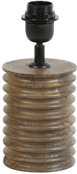 Light & Living Light&living Lampvoet Ø11x25 cm MAURO hout mat bruin
