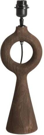Light & Living Light&living Lampvoet 12x16x39 cm SABULI hout mat donker bruin