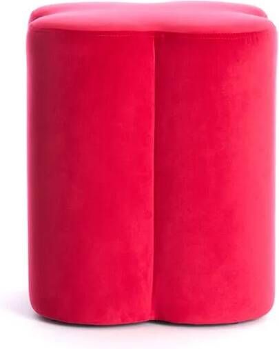 Light & Living Light&living Poef 38x38x45 cm NALANI velvet fuchsia