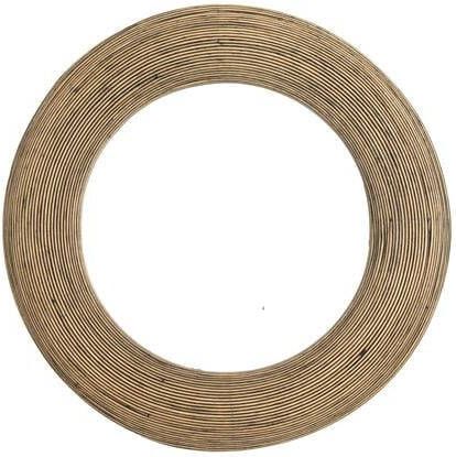 Light & Living Light&living Spiegel Ø71x4 5 cm PIEDRE rotan bruin