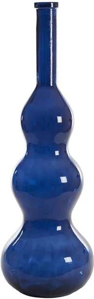 Light & Living Light&living Vaas Ø33x100 cm VENERIO glas glans donker blauw