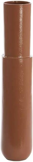Light & Living Light&living Vaas deco Ø13x64 cm ASEGO glanzend terra-bruin