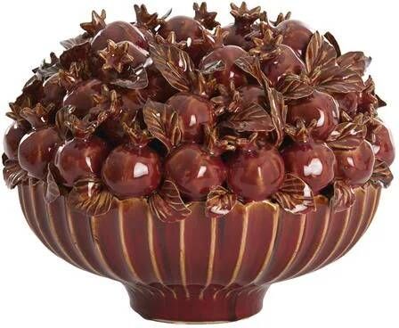 Light & Living Light&living Vaas deco Ø28 5x23 cm POMEGRANATE keramiek bordeaux