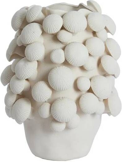 Light & Living Light&living Vaas deco Ø33 5x46 cm PLENTZIA mat crème