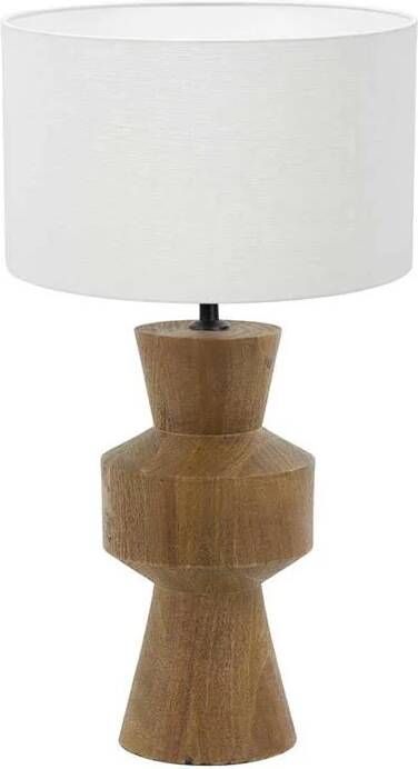 Light & Living Light Living tafellamp Gregor wit hout 17 cm E27 fitting 3594BE