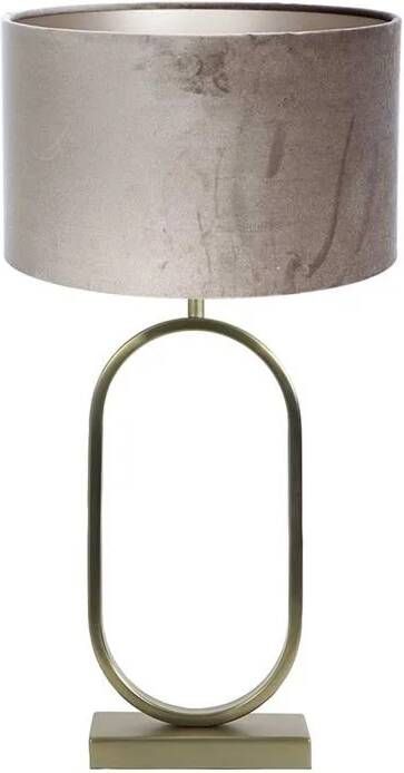 Light & Living Light Living tafellamp Jamiri zilver metaal 3570GO