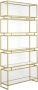 Light & Living Wandrek Lucambo Glas 204 x 100cm Antiek Brons - Thumbnail 1