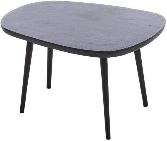 Light & Living Puno salontafel 64x53x34 cm mat zwart
