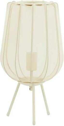 Light & Living Plumeria Tafellamp H 45 x Ø 25 cm Zand